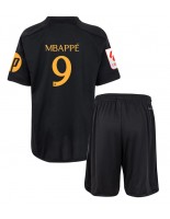 Real Madrid Kylian Mbappe #9 Alternativní dres pro děti 2023-24 Krátký Rukáv (+ trenýrky)